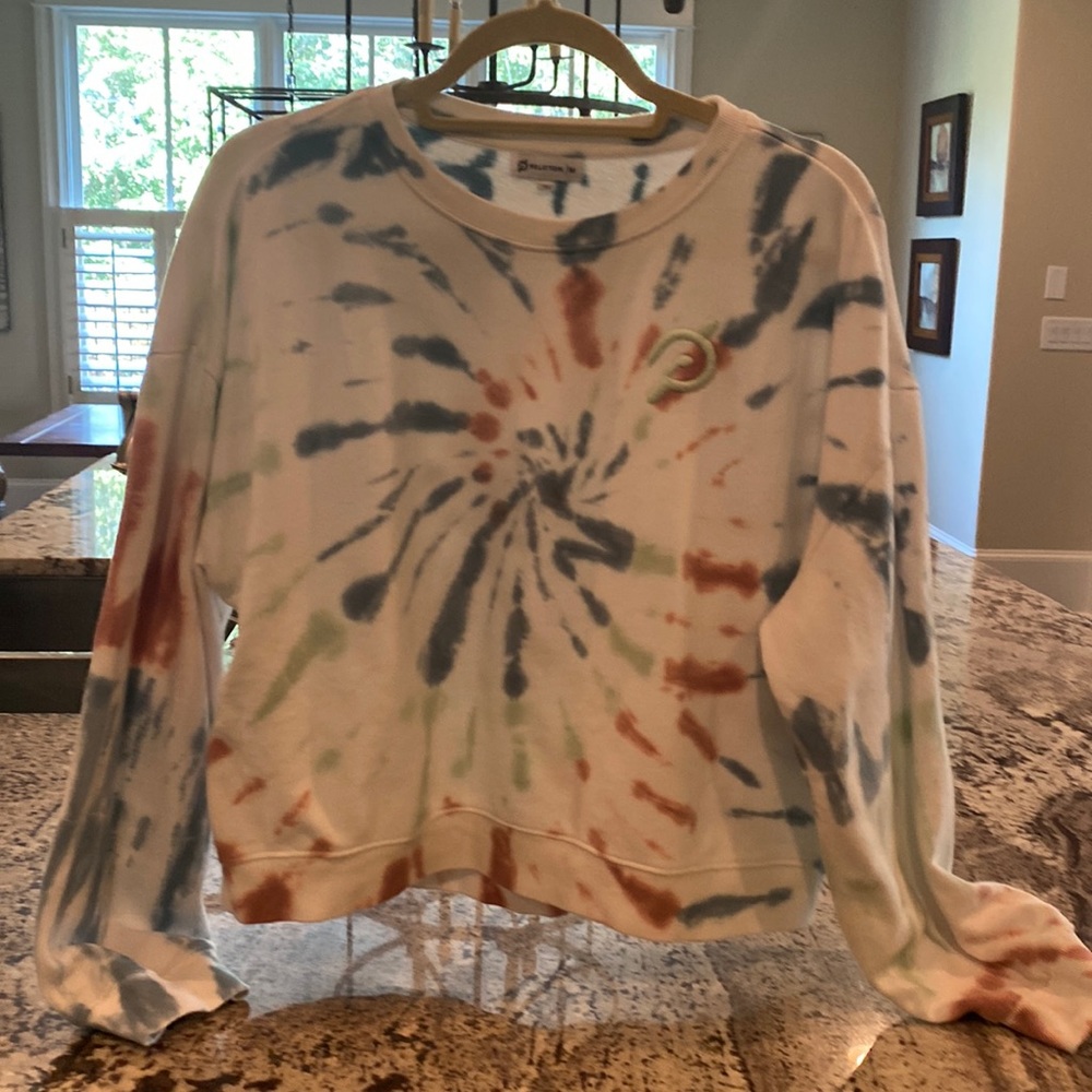 Peloton Tie Dye Cropped Sweatshirt